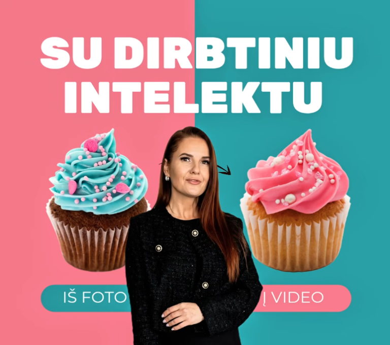 Video kūrimas su dirbtiniu intelektu